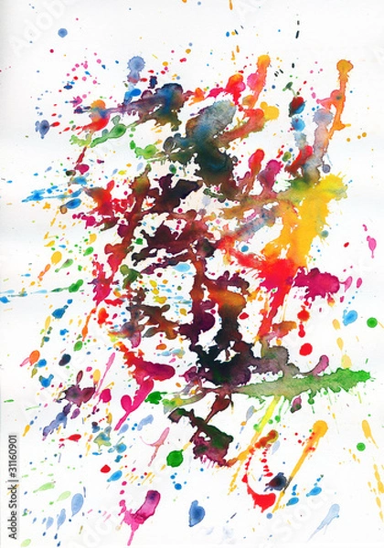 Obraz colorful abstract paint