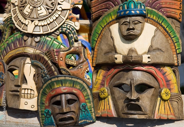 Obraz mayan masks