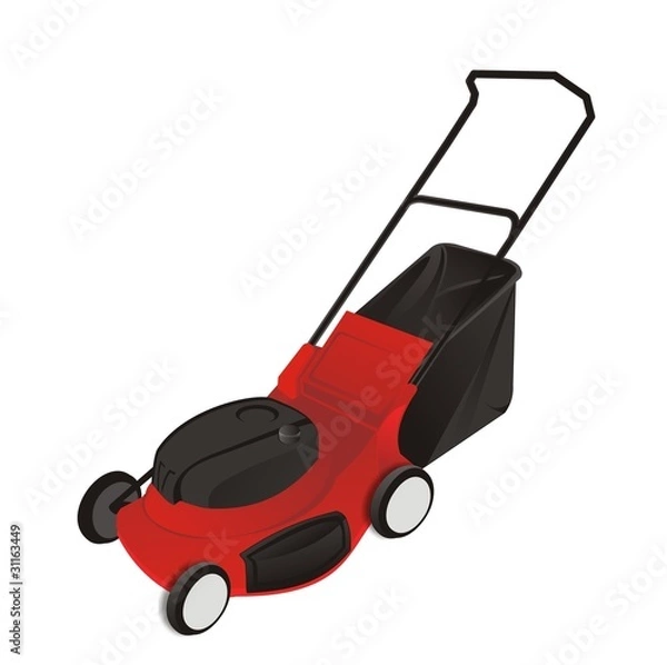 Obraz kosiarka do trawy