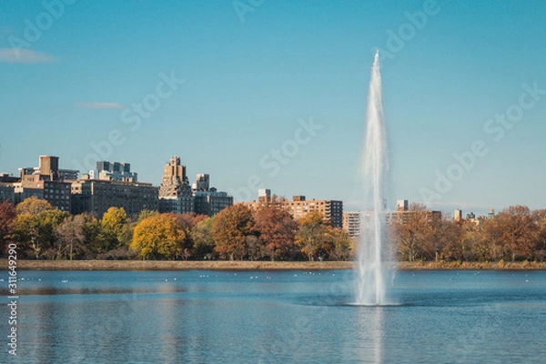Obraz lake in Central Park
