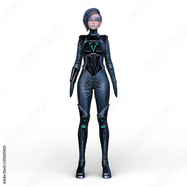 Fototapeta サイバーウーマン