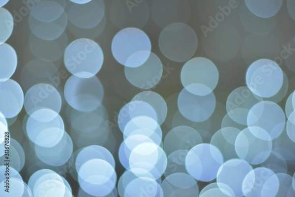 Fototapeta abstract bokeh lights background at night