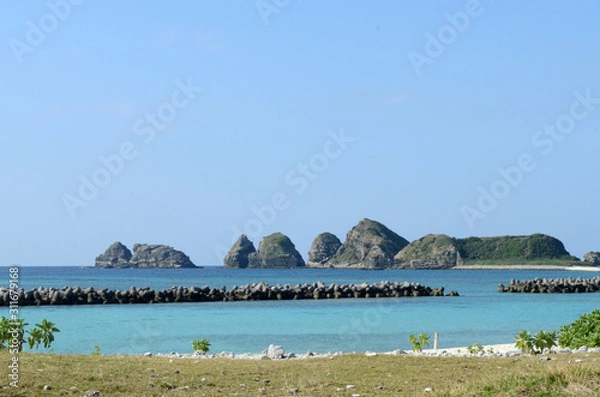 Obraz 阿嘉島の海