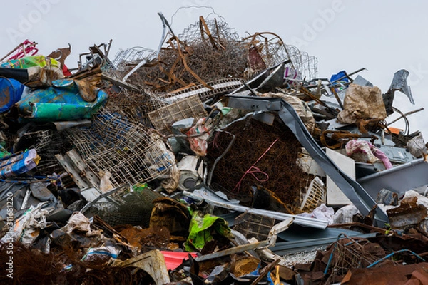 Fototapeta recyclable waste