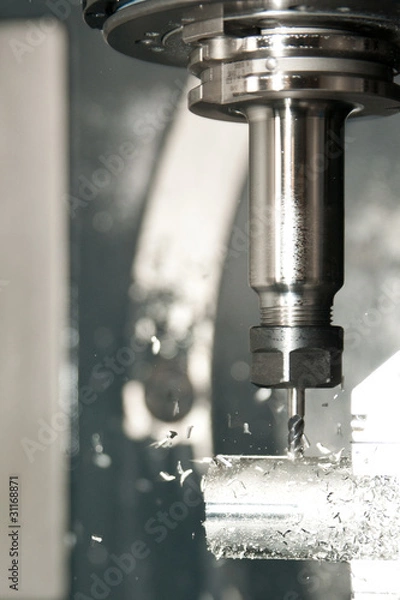 Obraz Fräser im Eingriff