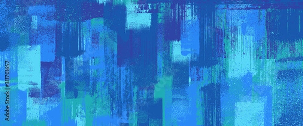 Obraz brush stroke texture, blue