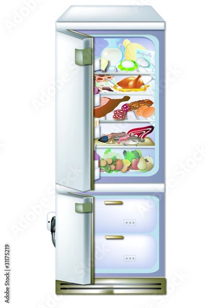 Fototapeta Frigorifero