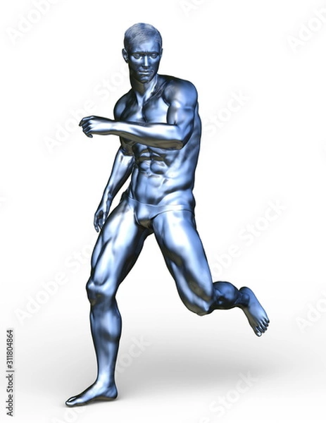 Fototapeta 銀の男性