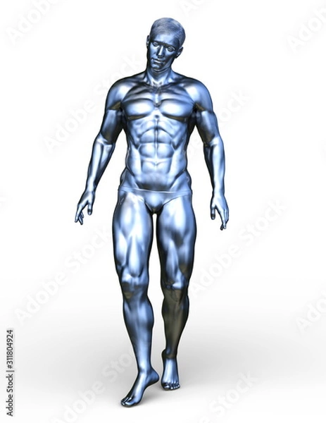 Fototapeta 銀の男性