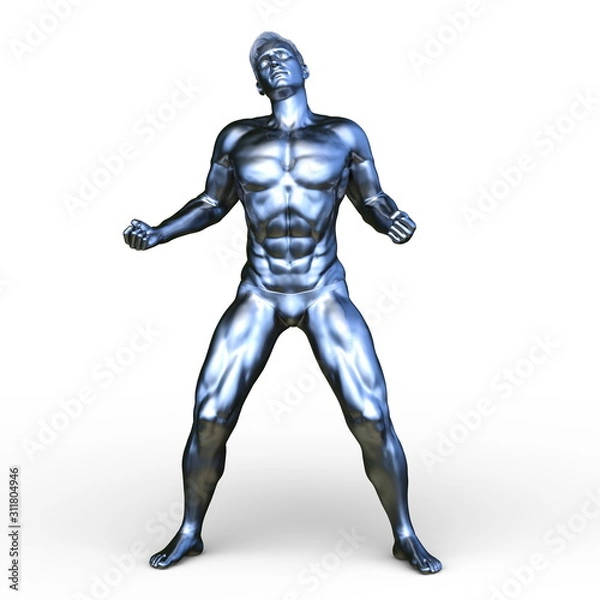 Fototapeta 銀の男性