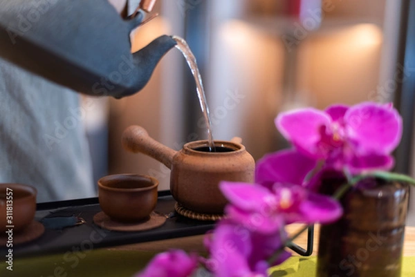 Obraz Traditional Chinese tea Set up