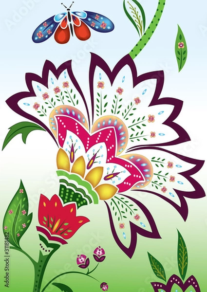 Obraz Floral design background