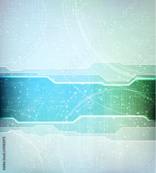 Obraz abstract design vector banner. Eps10