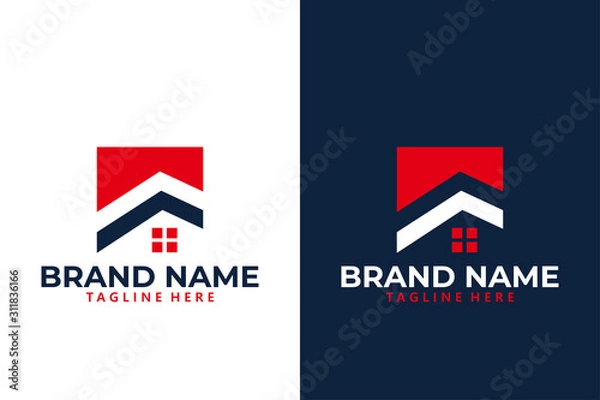 Obraz real estate logo icon vector isolated