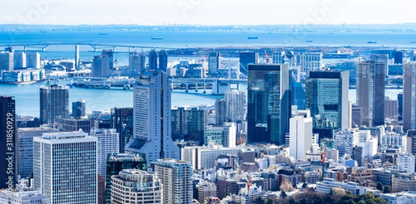 Obraz 東京　湾岸エリア　ワイド