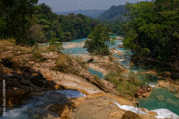 Obraz Kaskady Agua Azul