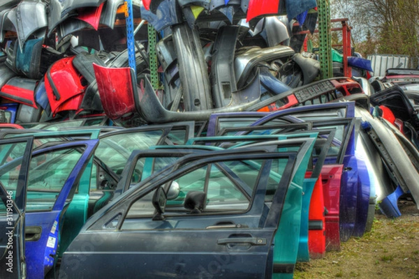 Obraz junkyard / Schrottplatz