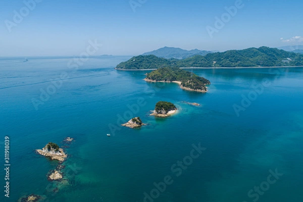 Fototapeta 大三島　三ッ子島（愛媛県）