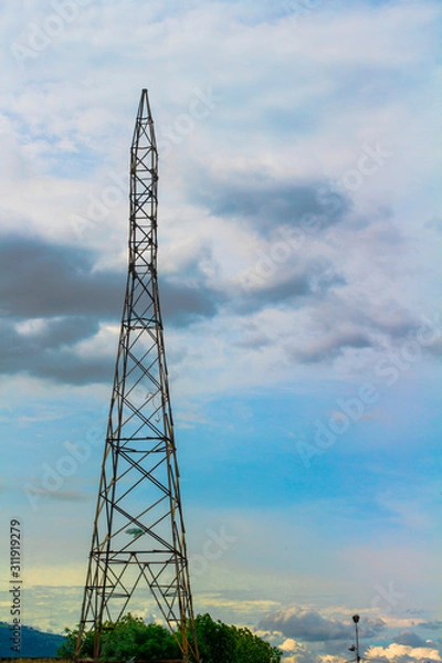 Obraz high voltage tower