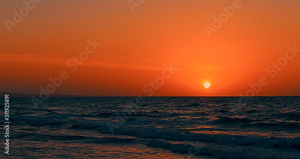 Obraz sunset over the sea