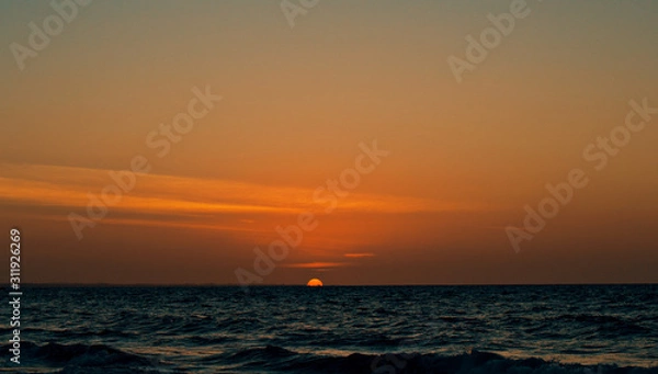 Obraz sunset over sea