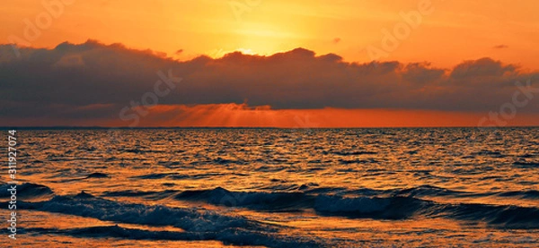 Obraz sunset over the sea