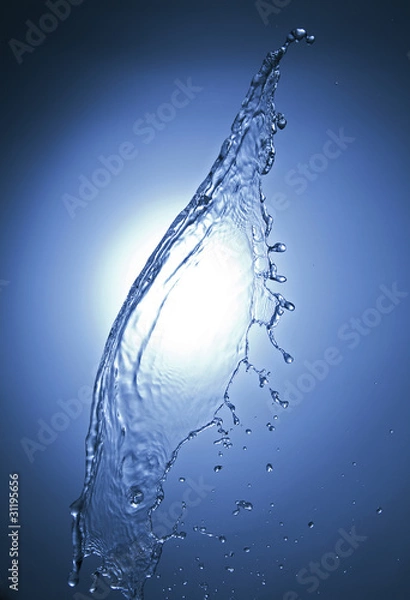 Fototapeta water jump