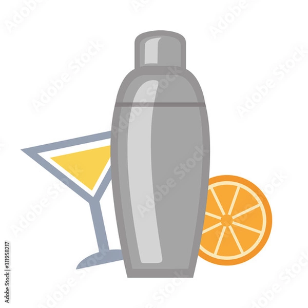 Obraz Cocktail shaker design