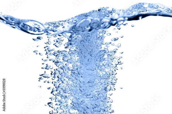 Fototapeta bubbles and water