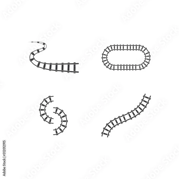 Obraz Railway illustration