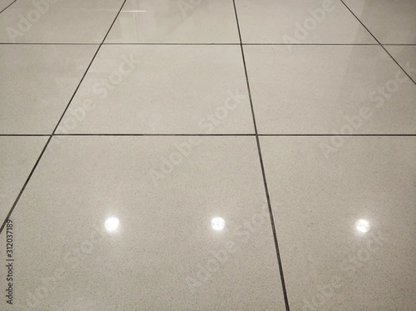 Fototapeta High angle view tiled floor