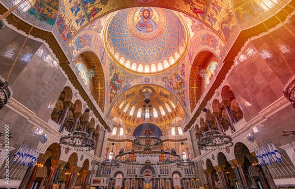 Fototapeta Cathedral of Saint Nicholas in Kronstadt, Russia