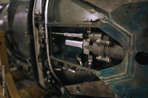 Obraz Aviation Technologies. Aircraft engine detail