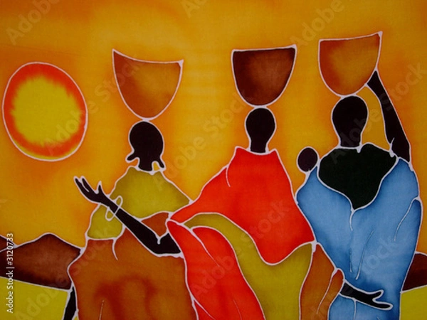 Obraz particolare batik