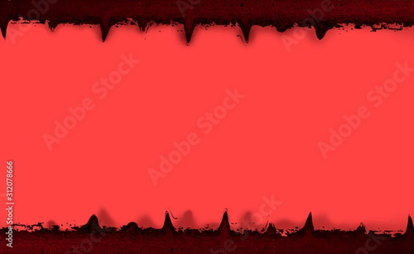 Obraz red game dungeon background , insert text , pastel red tone 