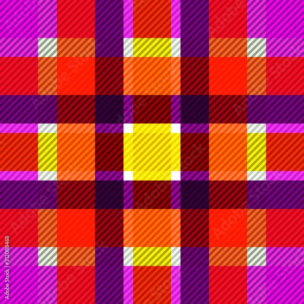 Obraz Tartan fabric texture