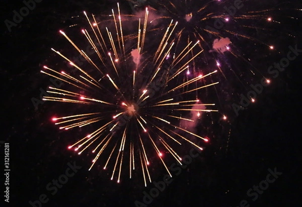 Obraz Fireworks over Los Angeles 