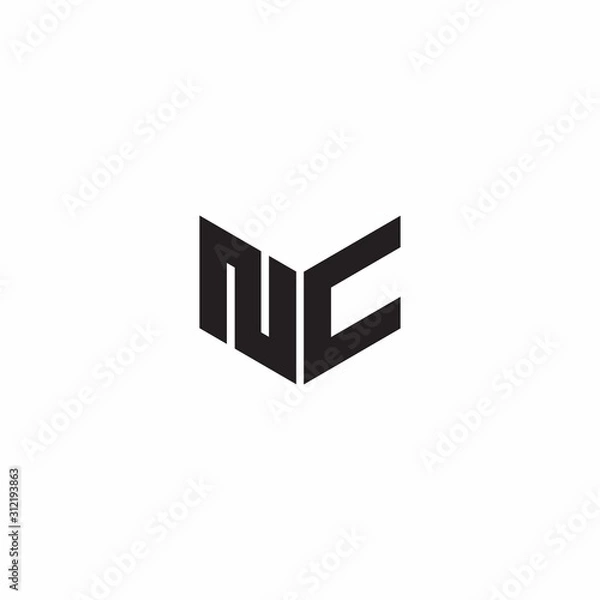 Fototapeta Logo Letter Monogram Initial Designs Template
