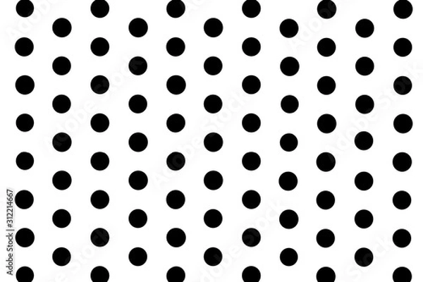 Fototapeta seamless polka dot pattern background 