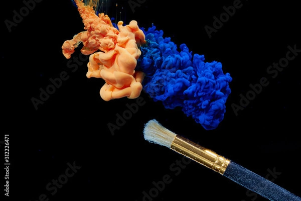 Obraz Paint and ink Drops