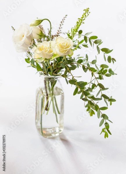 Obraz white wedding bouquet 
