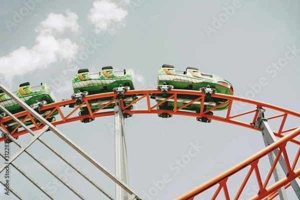 Fototapeta Roller coaster