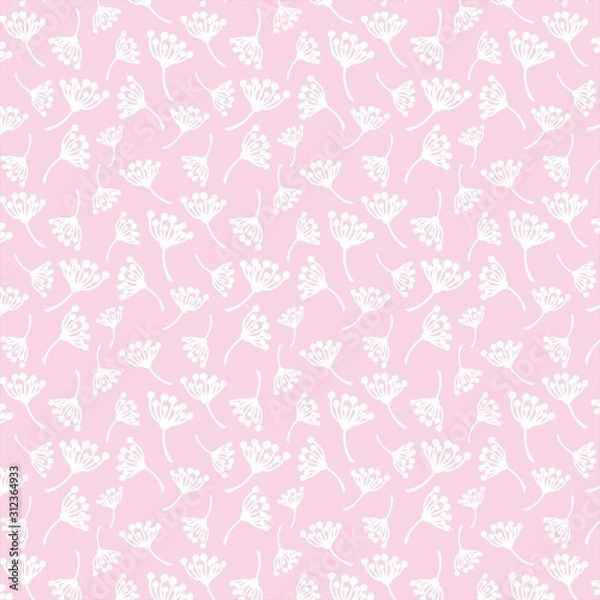 Obraz pink flower pattern