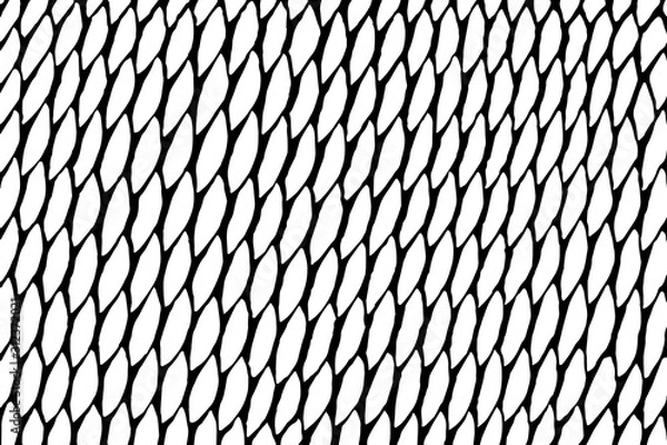 Obraz Grid metal chain-link. Vector background.cage.scales