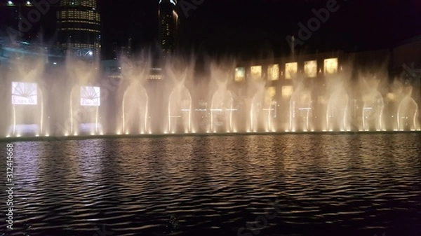 Fototapeta Dancing Fountains