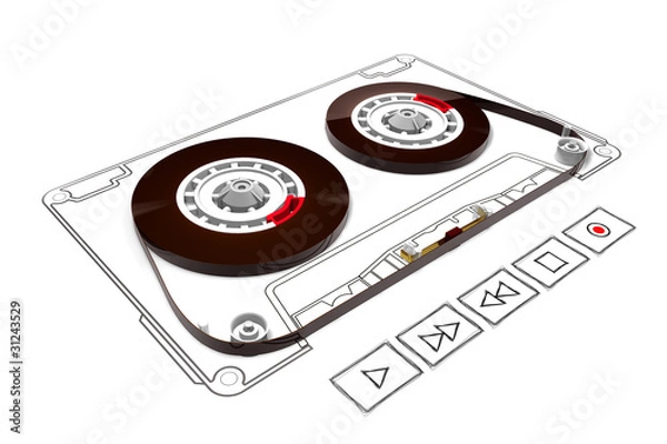 Fototapeta Cassette
