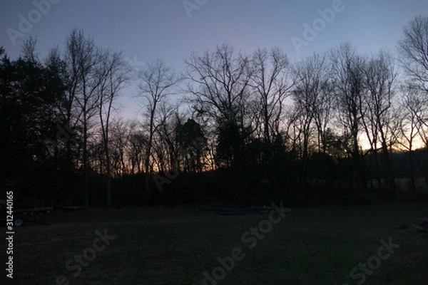 Obraz toward the creek after sundown