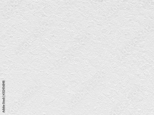 Fototapeta White Paper Texture also look like white cement wall texture. The textures can be used for background of text or any contents on Christmas or snow festival.