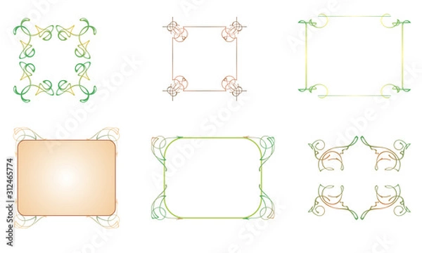 Obraz Vintage frame Set 30121017