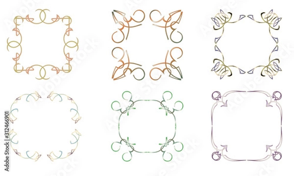 Obraz Vintage frame Set 30121026